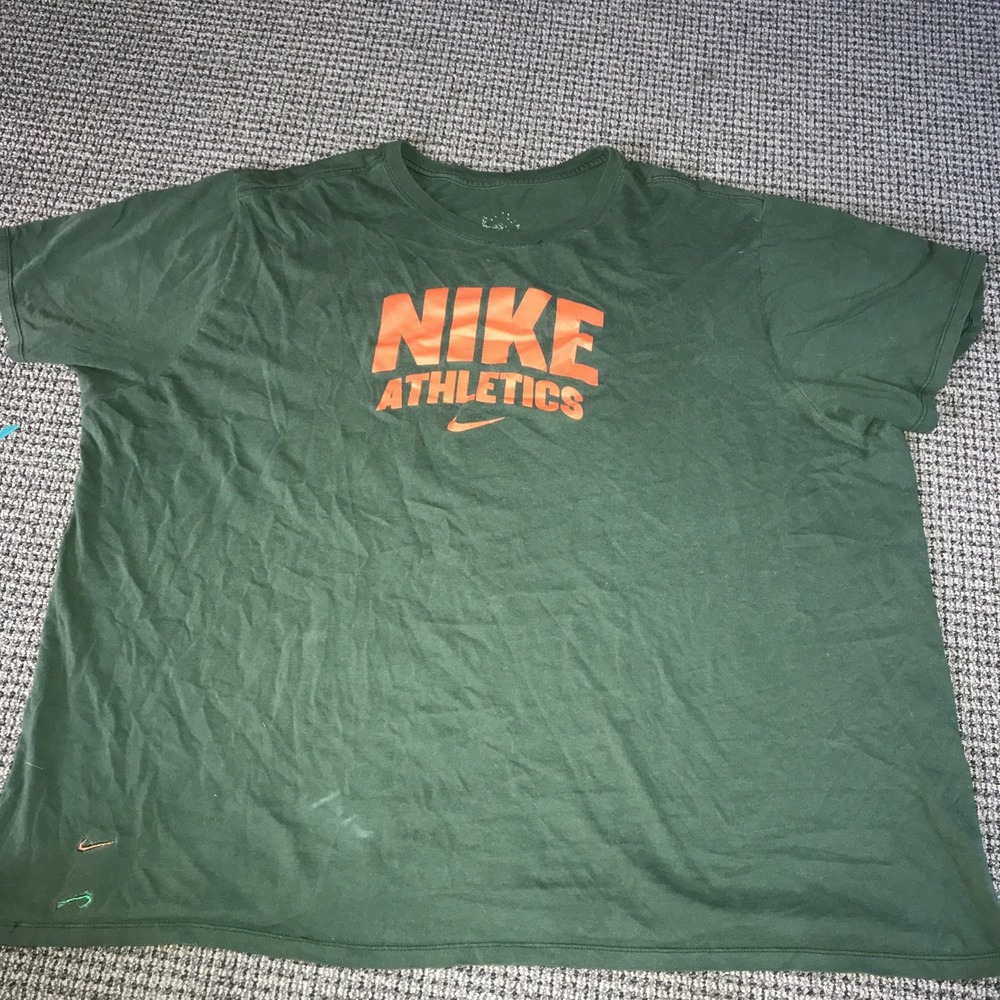 Nike‎ Athletic Tee Shirt XL Green